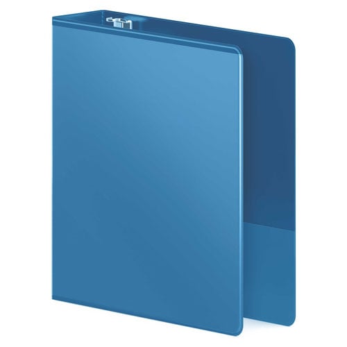 Wilson Jones 3" PC Blue Heavy Duty Round Ring View Binder 8pk - W363-49-7462PP