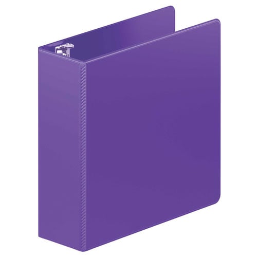 Wilson Jones 3" Purple Heavy Duty Round Ring Binder 8pk - W364-49-267PP
