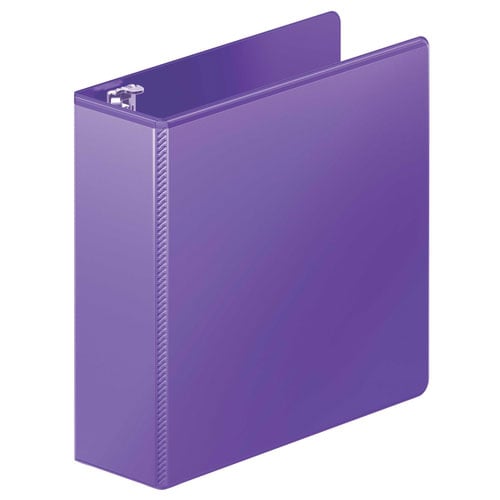 Wilson Jones 3" Purple Heavy Duty Round Ring View Binder 8pk - W363-49-267PP