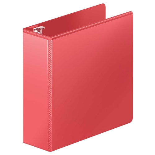 Wilson Jones 3" Red Heavy Duty Round Ring View Binder 8pk - W363-49-1797PP