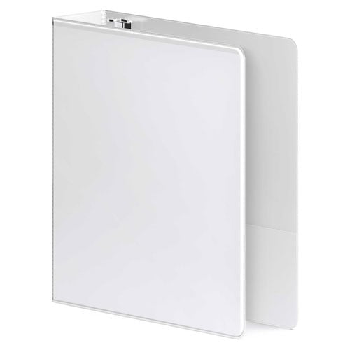 Wilson Jones 3" White Heavy Duty Round Ring View Binder 8pk - W363-49WAPP1