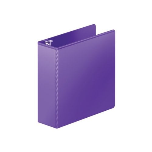 Wilson Jones 3" Purple Heavy Duty D-Ring View Binder 8pk - W385-49-267PP