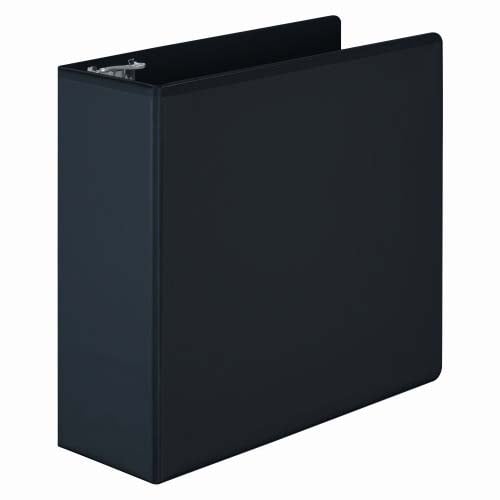 Wilson Jones 4" Black Basic D-Ring View Binders 6pk - W386-54BPP