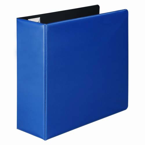 Wilson Jones 4" Blue Premium Opaque D-Ring Binders - 6pk