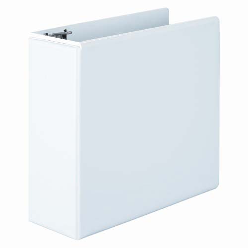Wilson Jones 4" White Basic D-Ring View Binders 6pk - W386-54WPP