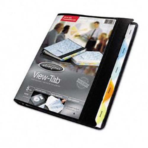 Wilson Jones 5/8" 5 Tab View-Tab Binders - 12pk