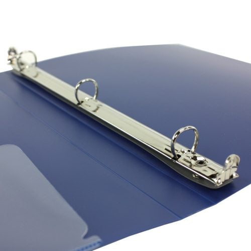 Wilson Jones 5/8" Blue Non-Stick Flexible Binders 12pk - A7043344DA