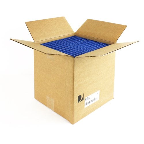 Wilson Jones 5/8" Dark Blue PRESSTEX Grip Binders 25pk - A7042523A