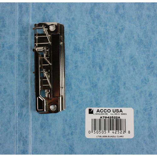 Wilson Jones 5/8" Light Blue PRESSTEX Grip Binder 1pk - A7042522A