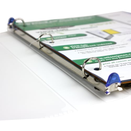 Wilson Jones 5/8" White 5 Tab View-Tab Binders 12pk - W55364