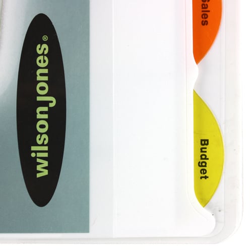 Wilson Jones 5/8" White 5 Tab View-Tab Binders 12pk - W55364