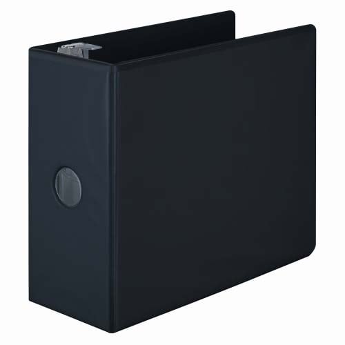 Wilson Jones 5" Black Basic D-Ring View Binders 2pk - W386-50BPP