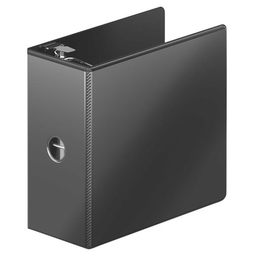 Wilson Jones 5" Black Heavy Duty D-Ring View Binder 2pk - W385-50BAPP