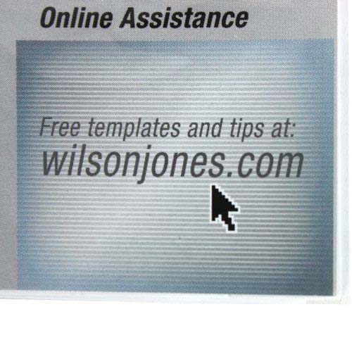 Wilson Jones 5-tab Clear Oversized Insertable Indexes - W55206