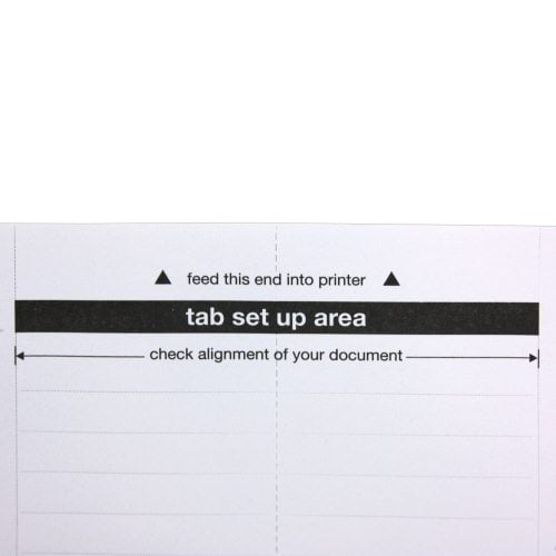 Wilson Jones 5-tab Clear Single-Sided Insertable Tab Indexes - W54310A - Clearance Sale