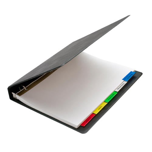 Wilson Jones 5-tab Multicolor Gold Pro White Insertable Tabs - W54145A