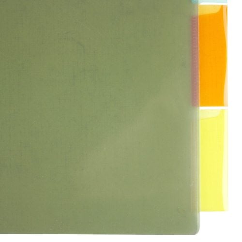 Wilson Jones 5-Tab Poly Insertable Index - W54319