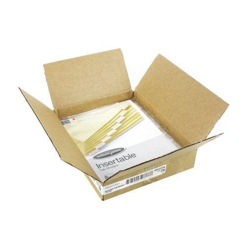 Wilson Jones 8-tab Clear Insertable Tab Indexes - W54312