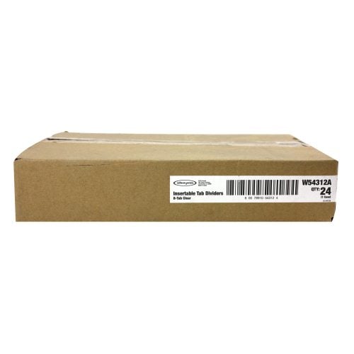 Wilson Jones 8-tab Clear Insertable Tab Indexes - W54312