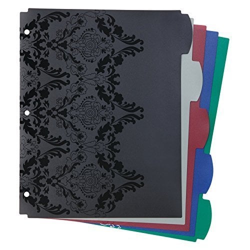Wilson Jones Assorted 5-Tab Letter Size Recycled Index Dividers (W31513) - 1 Set