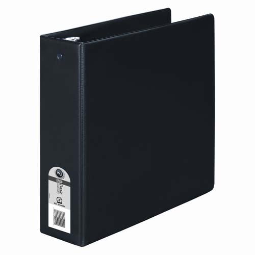 Wilson Jones Black Basic Opaque Round Ring Binders