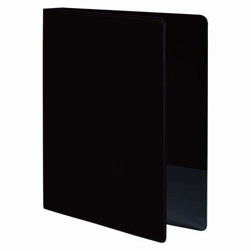 Wilson Jones Black Basic Opaque Round Ring Binders