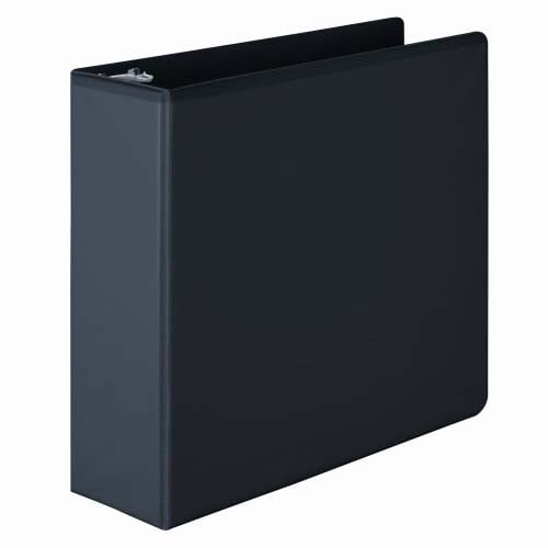 Wilson Jones Black Basic Round Ring View Binders