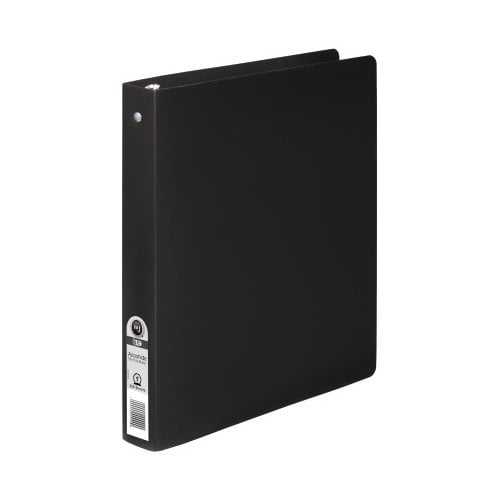 Wilson Jones Black Flexible ACCOHIDE Ring Binders