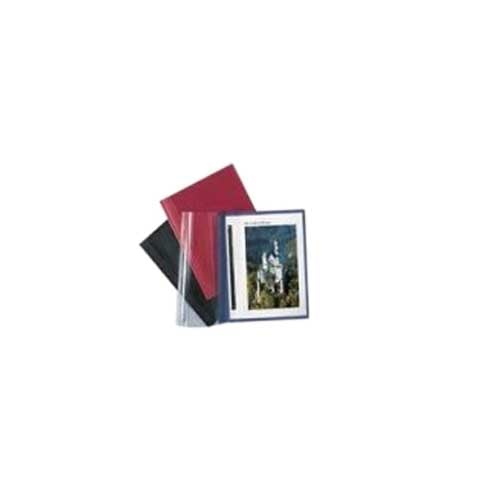 Acco 1/2" Blue Poly Clear Front Vinyl Report Cover 50pk - ACC-26102