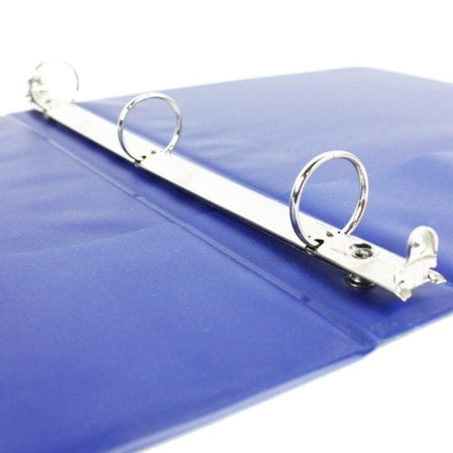 Wilson Jones Dark Blue Basic Opaque Round Ring Binder - 12pk