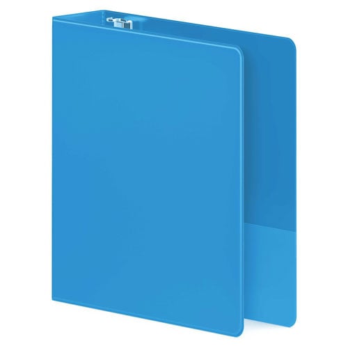 Wilson Jones Light Blue Heavy Duty Round Ring Binders