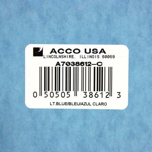 Wilson Jones Light Blue PRESSTEX Ring Binders