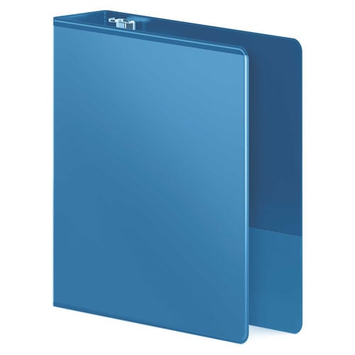 Wilson Jones PC Blue Heavy Duty Round Ring View Binders