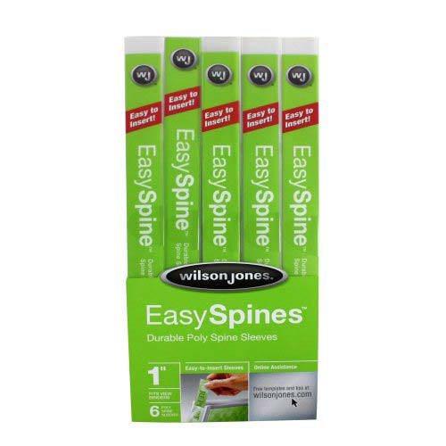 Wilson Jones Printable Customizable Binder Spines (W35513) - 6pk (Discontinued)