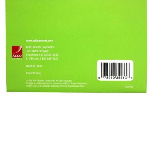 Wilson Jones Printable Customizable Binder Spines (W35513) - 6pk (Discontinued)
