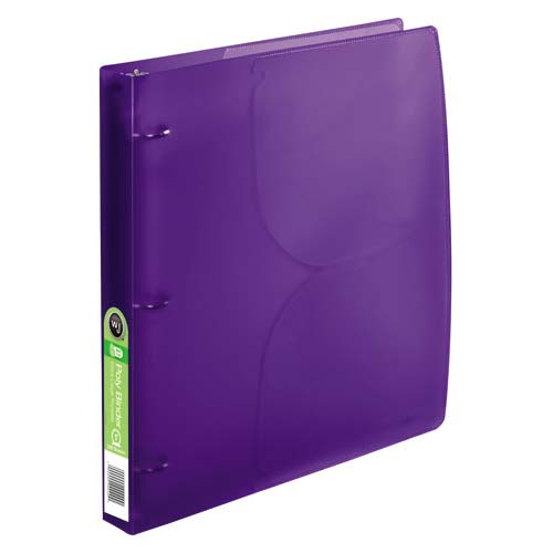 Wilson Jones Purple Translucent Poly Binders - 10pk
