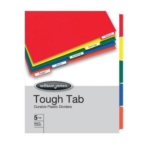 Wilson Jones Tough Tab Poly Indexes - W53240