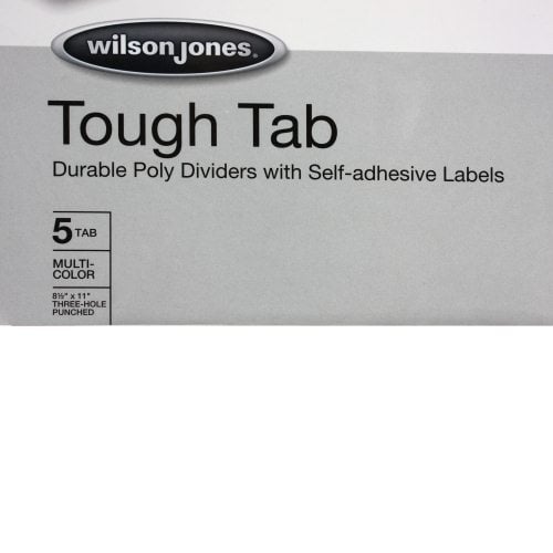 Wilson Jones Tough Tab Poly Indexes - W53240