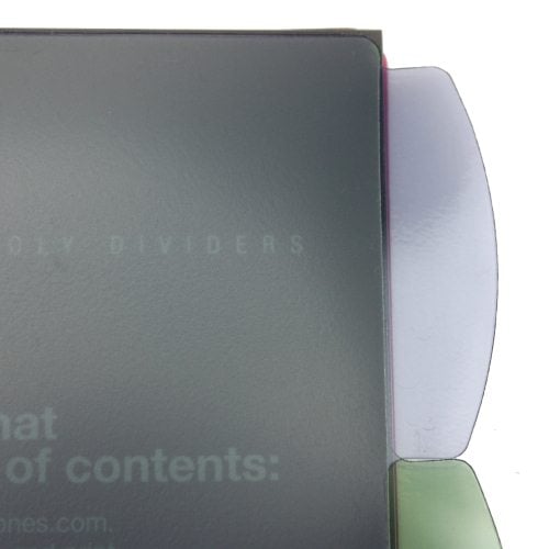 Wilson Jones View-Tab 5 Tab Transparent Dividers - W16303