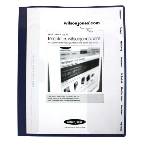 Wilson Jones View-Tab 8 Tab Document Organizers - W55118A - Clearance Sale