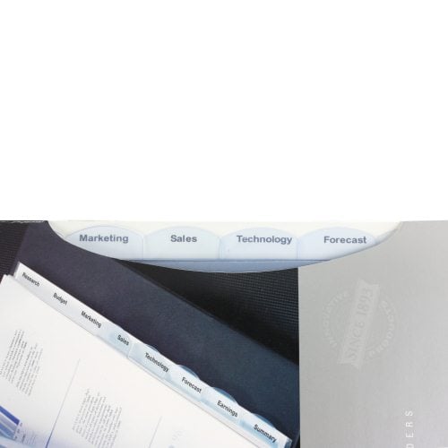 Wilson Jones View-Tab 8 Tab Transparent Dividers - W55068