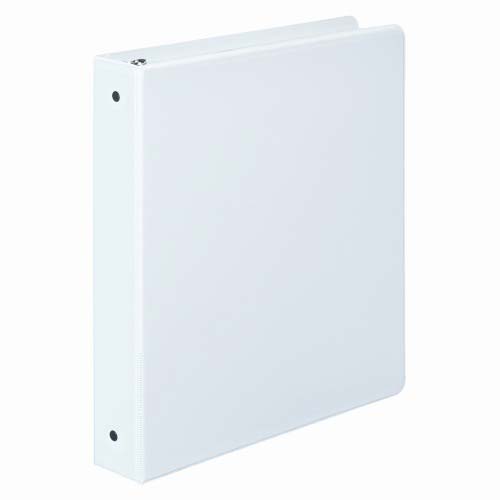 Wilson Jones White Basic Poly Round Ring View Binders - 12pk