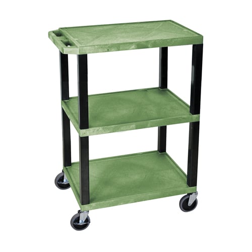H. Wilson 3-Shelf Tuffy Utility Cart