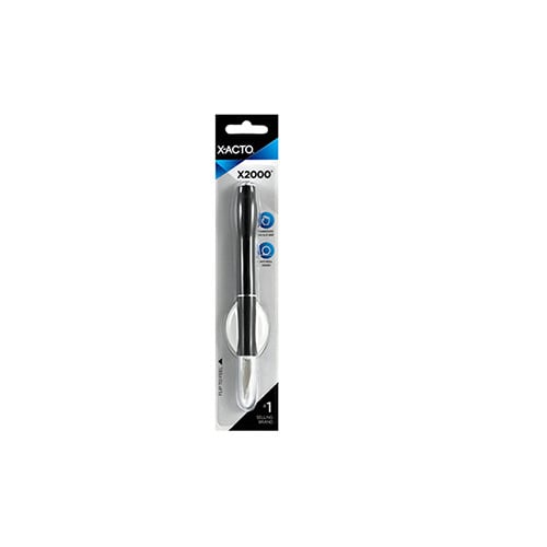 X-Acto X2000 Black Rubberized Knife with Safety Cap