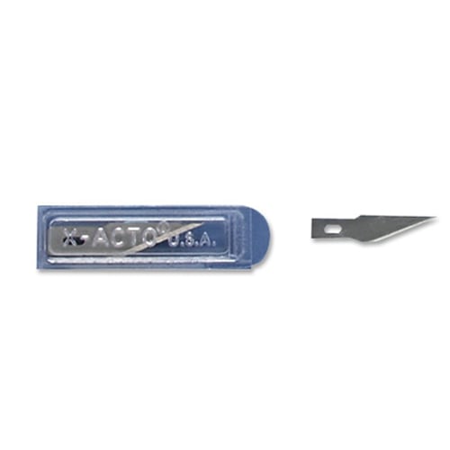 X-Acto X202 No.2  Heavy-Duty Narrow Angle Replacement Blades - 5pk