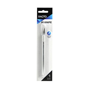 X-Acto X3201 No.1 Knife with Aluminum Handle and Fine Point Blade