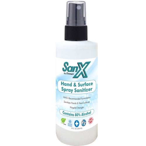 X-Stamper 8oz. Spray Hand and Surface Sanitizer - 1 Bottle - Clearance Sale