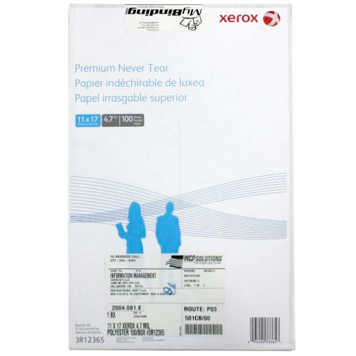 Xerox Synthetic Paper 4.7mil 11" x 17" - 100pk
