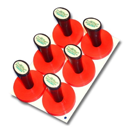 Xtreme Orange Low Profile Magnets With Handle - 6pk
