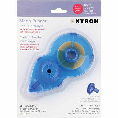Xyron .5" x 100' Mega Runner Permanent Adhesive Refill Cartridge - 0702-05-00